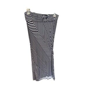Sabrina Lauren New York Striped Large Skirt Floor Length